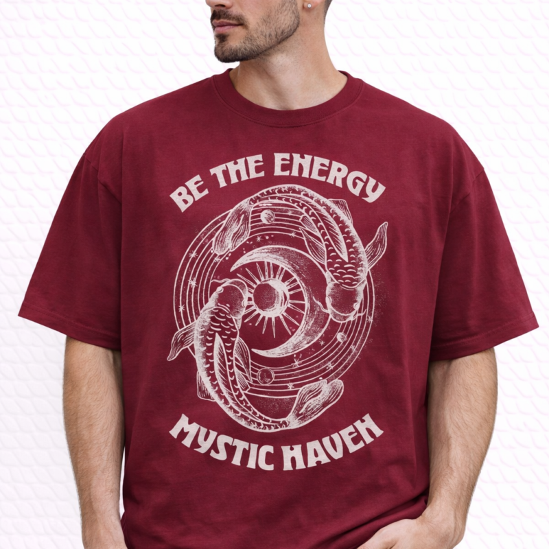 Be The Energy Mystic Haven T-Shirt – Spiritual Yin Yang Art