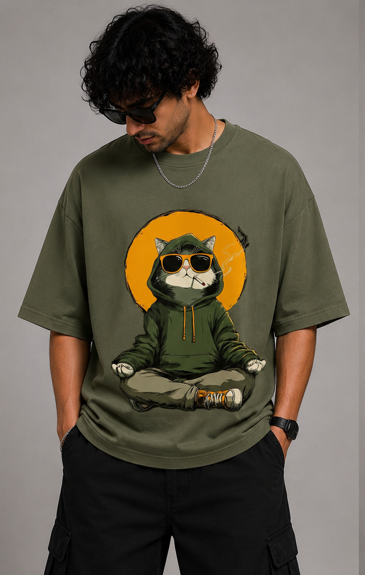 Cool Cat Oversized T-Shirt