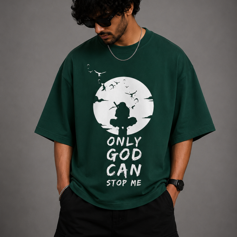 Only God Can Stop Me Oversized T-Shirt